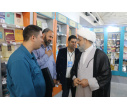 بازدید دکتر شهریاری از غرفه «سازمان مطالعه و تدوین»