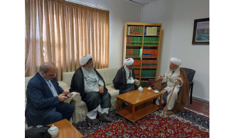 دیدار دکتر مهدوی‌زادگان با آیت الله سبحانی