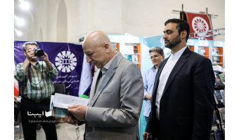 گزارش تصویری بازدید وزیر علوم، تحقیقات و فناوری از غرفه «سمت»