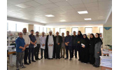 بازدید دکتر مهدوی‌زادگان، رئیس سازمان سمت، از قسمت مجازی سمت در نمایشگاه کتاب سی‌وچهارم